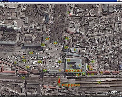 схема ж/д вокзала Симферополь